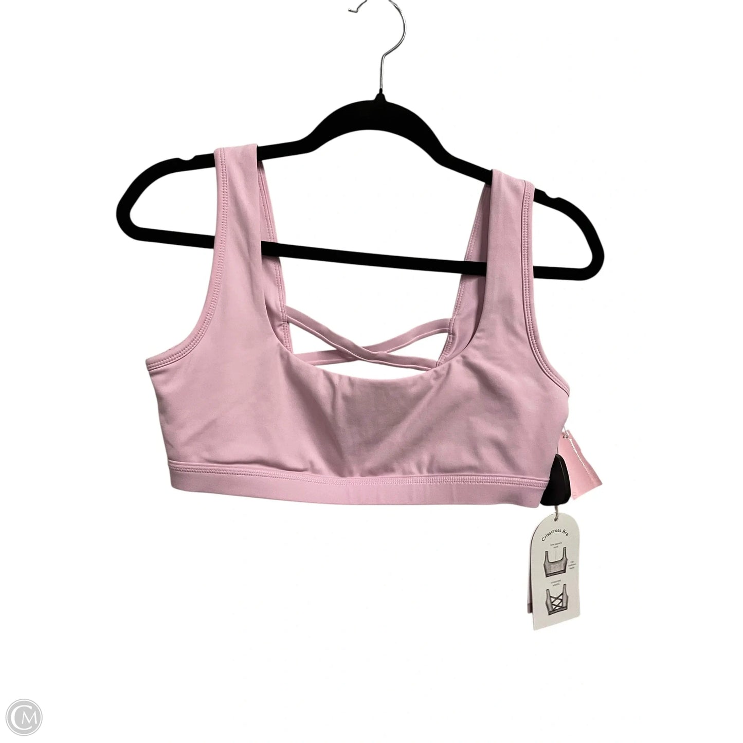 Athletic Bra By Clothes Mentor In Pink, Size: M
