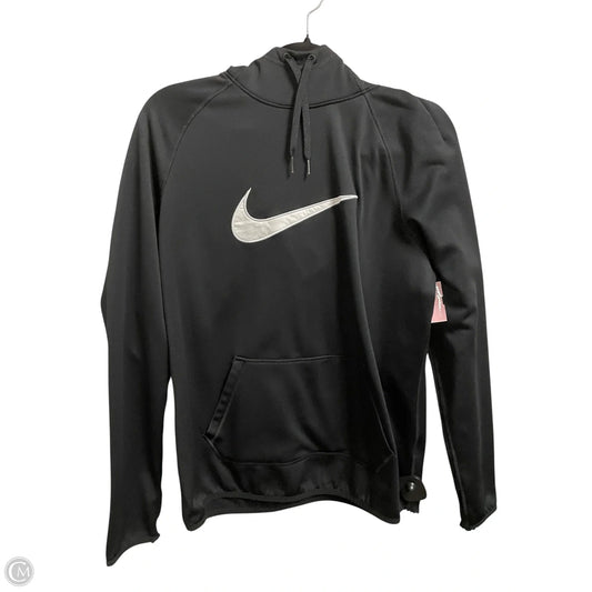 Athletic Sweatshirt Hoodie By Nike Apparel In Black, Size: L
