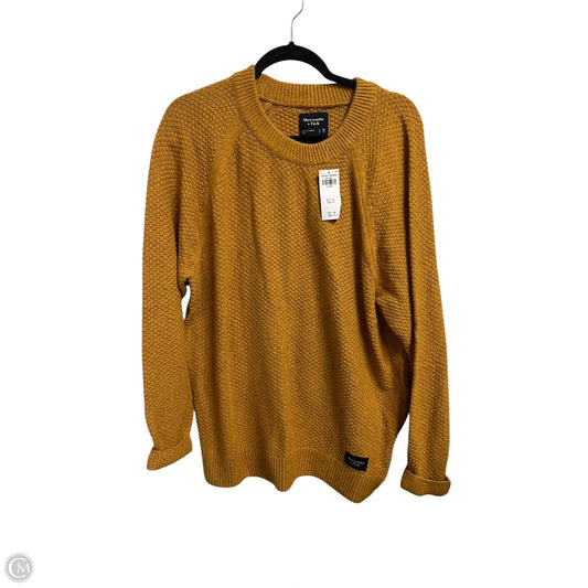 Sweater By Abercrombie And Fitch In Yellow, Size: Xl