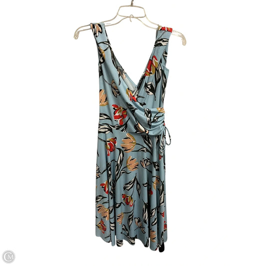 Dress Casual Midi By Maggy London In Blue, Size: S