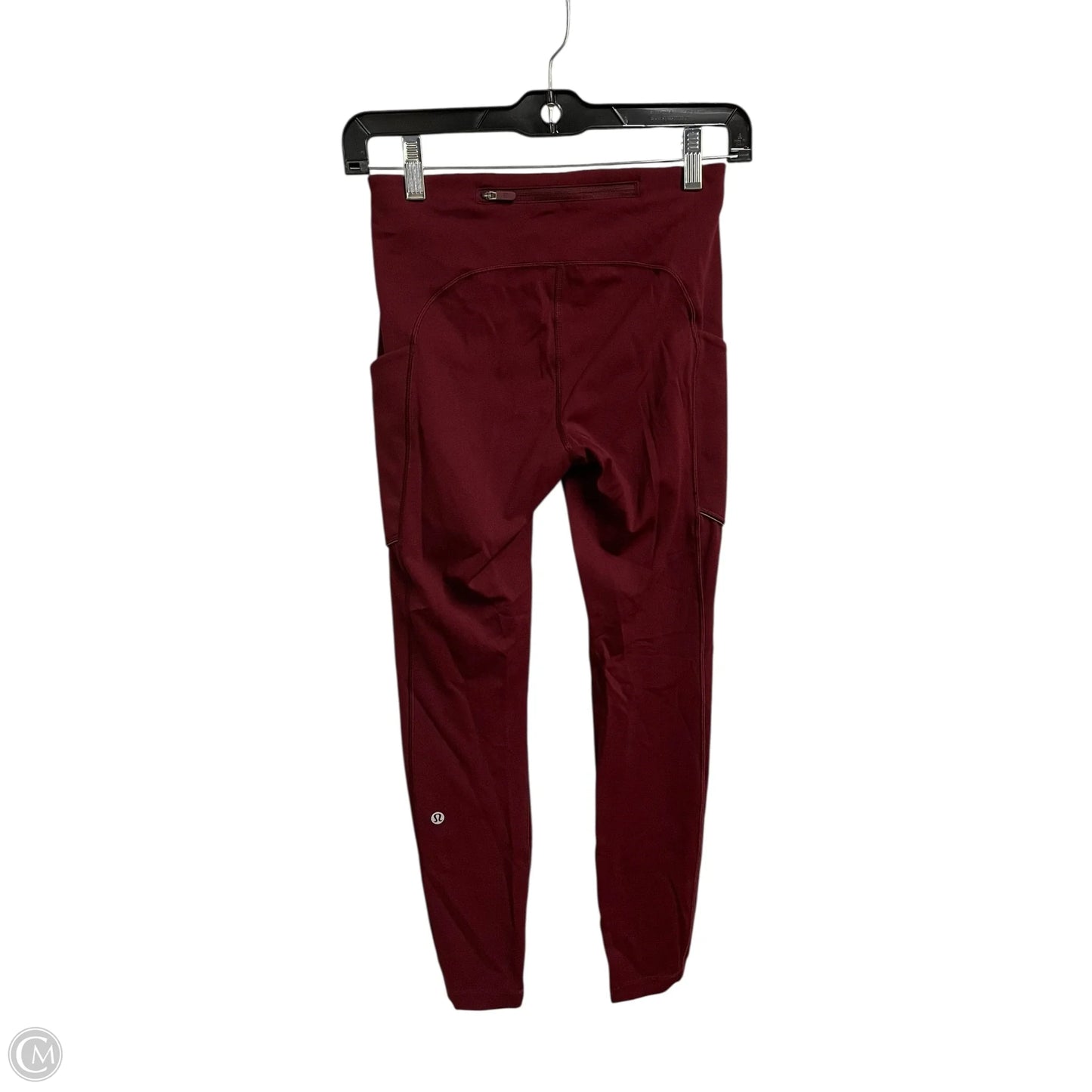 Athletic Leggings By Lululemon In Red, Size: 4