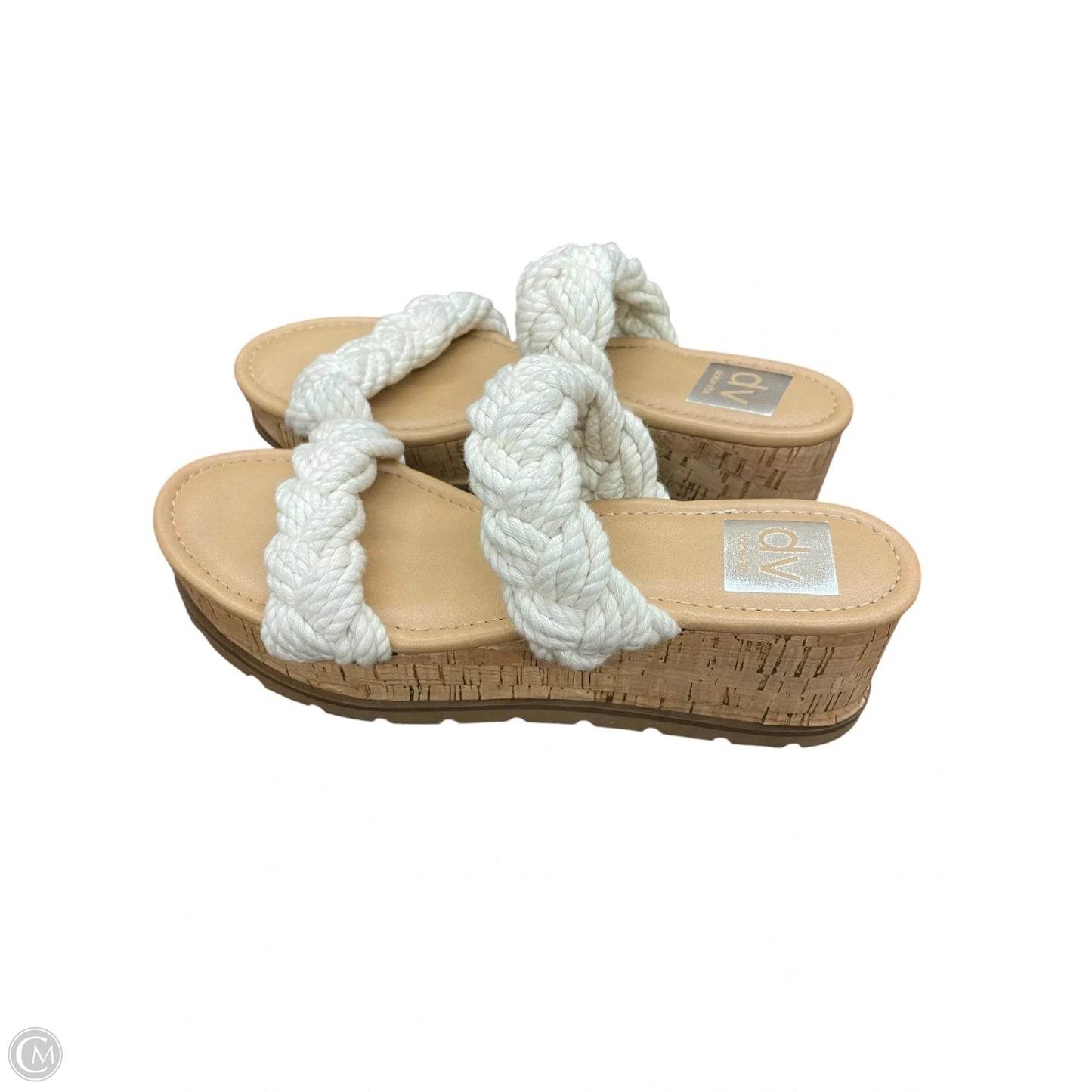 Sandals Heels Platform By Dolce Vita In Cream, Size: 7