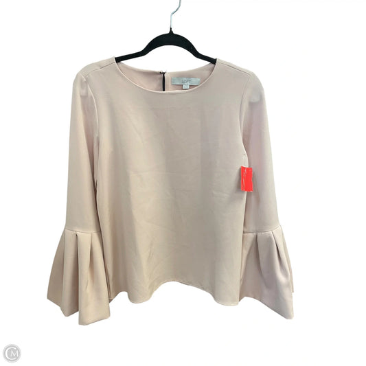Top Long Sleeve By Loft In Pink, Size: Xs