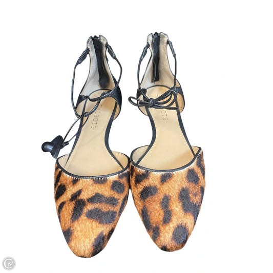 Shoes Flats By Talbots In Animal Print, Size: 6.5