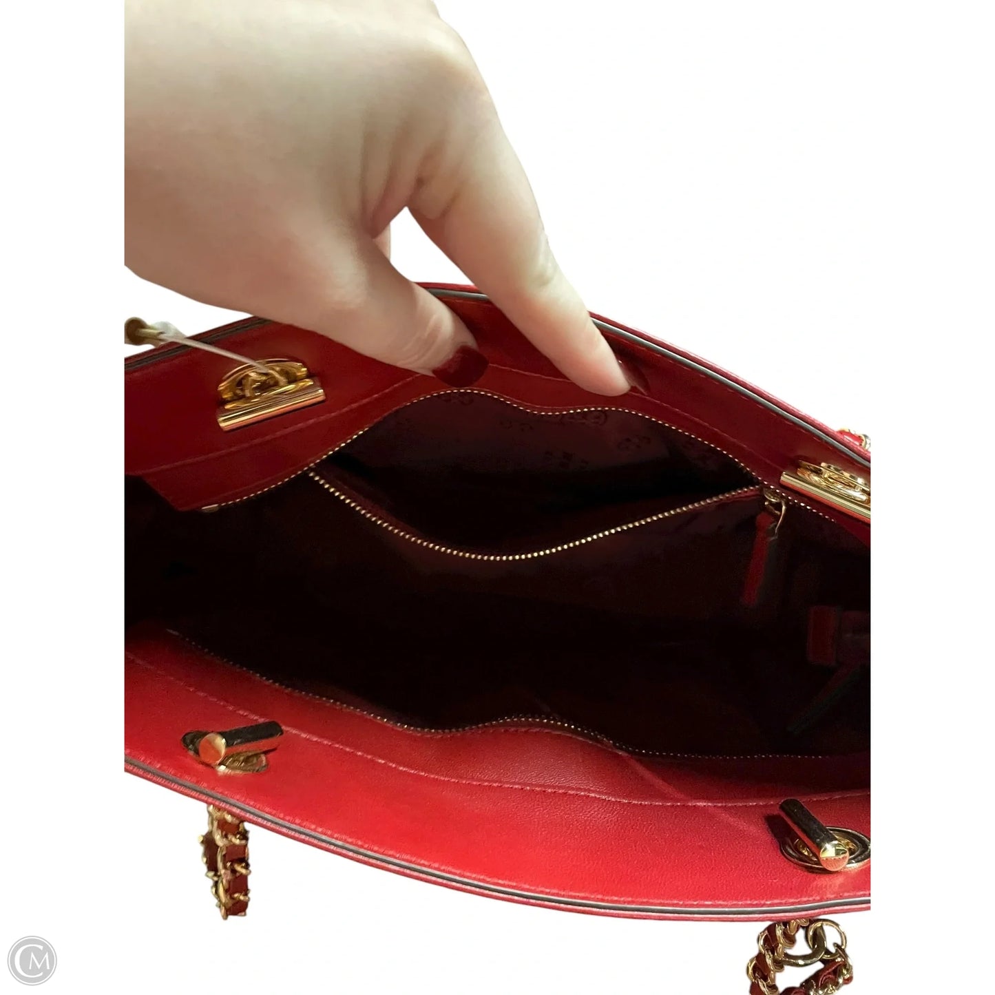 Handbag Designer By Tory Burch, Size: Large