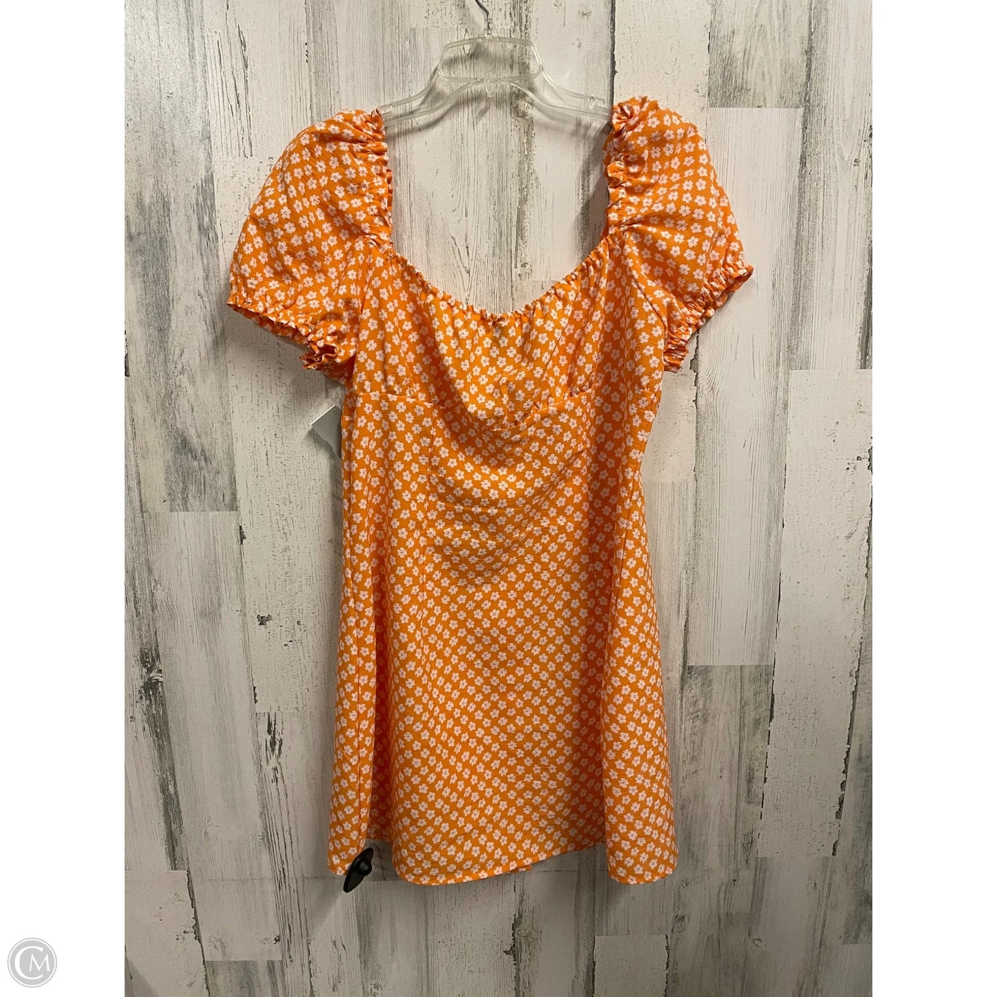 Dress Casual Short By Divided In Orange, Size: L