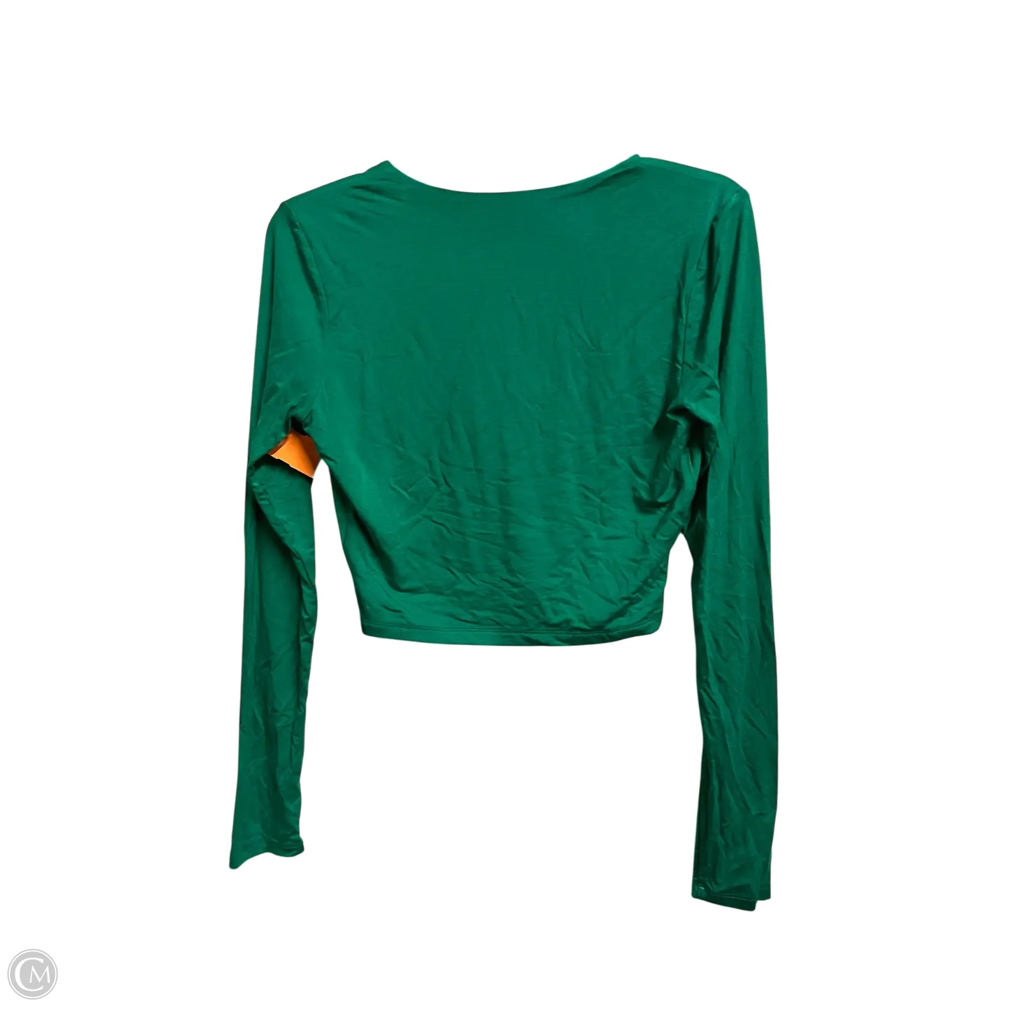 Top Long Sleeve By Nakedwardrobe In Green, Size: L