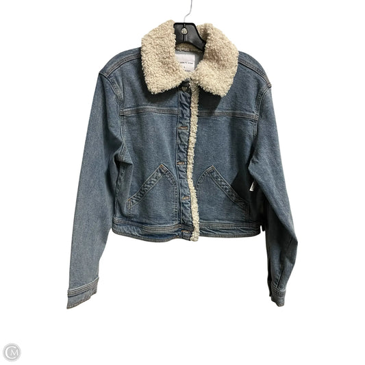 Jacket Denim By Celebrity Pink In Blue Denim, Size: L