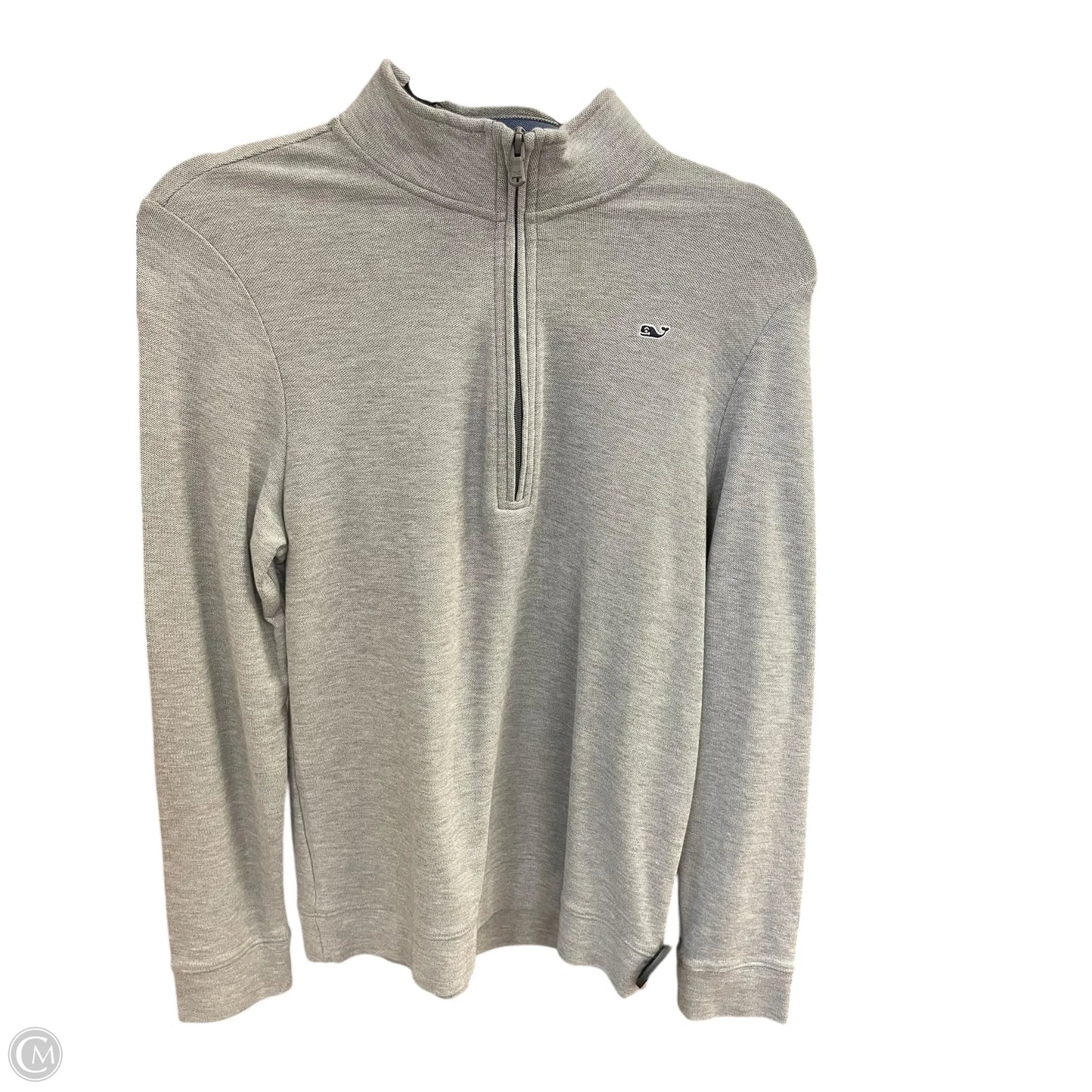 Top Long Sleeve By Vineyard Vines In Grey, Size: L