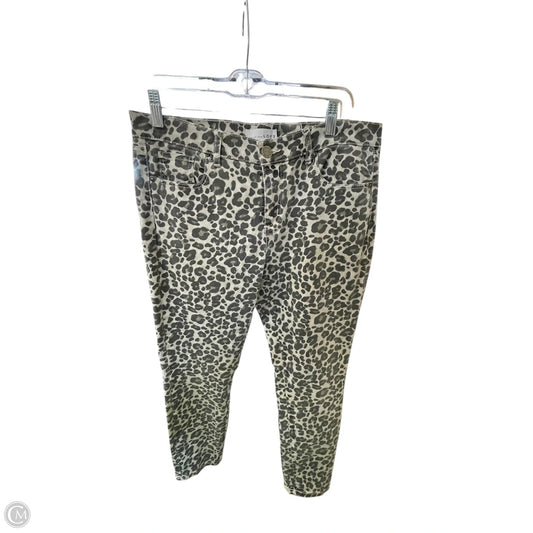 Jeans Skinny By Loft In Animal Print, Size: 8