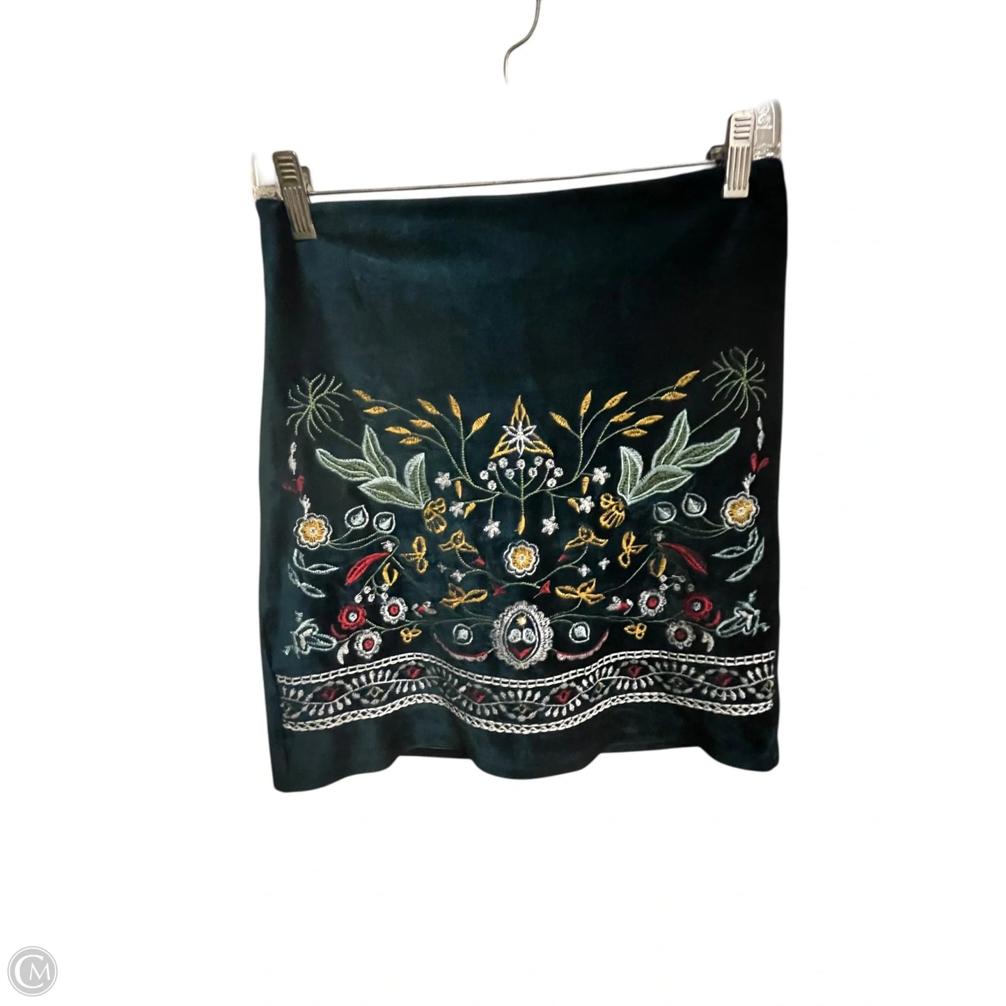 Skirt Midi By Clothes Mentor In Green, Size: S