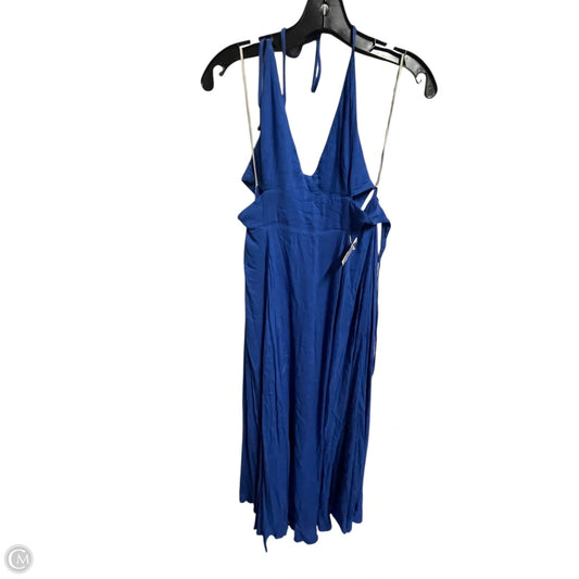 Dress Casual Midi By Free People In Blue, Size: Xs