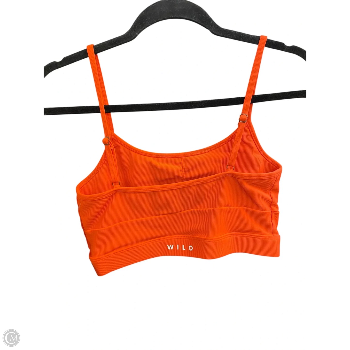 Athletic Bra By Wilo In Orange, Size: L