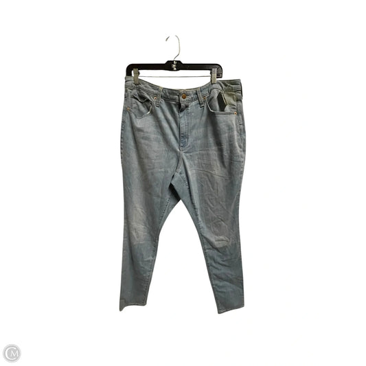 Jeans Skinny By Universal Thread In Blue Denim, Size: 18