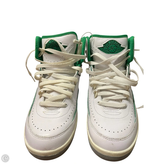 Shoes Luxury Designer By Jordan In White, Size: 9