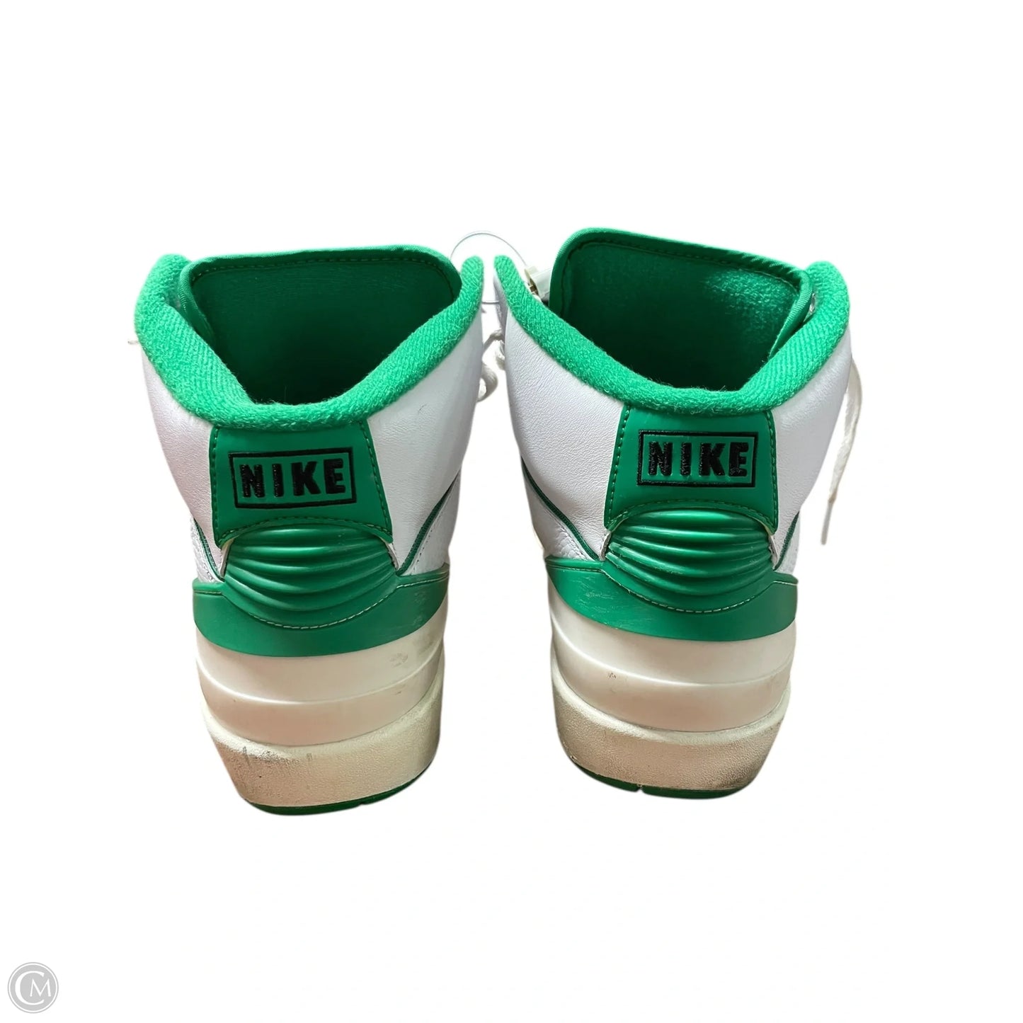 Shoes Luxury Designer By Jordan In White, Size: 9