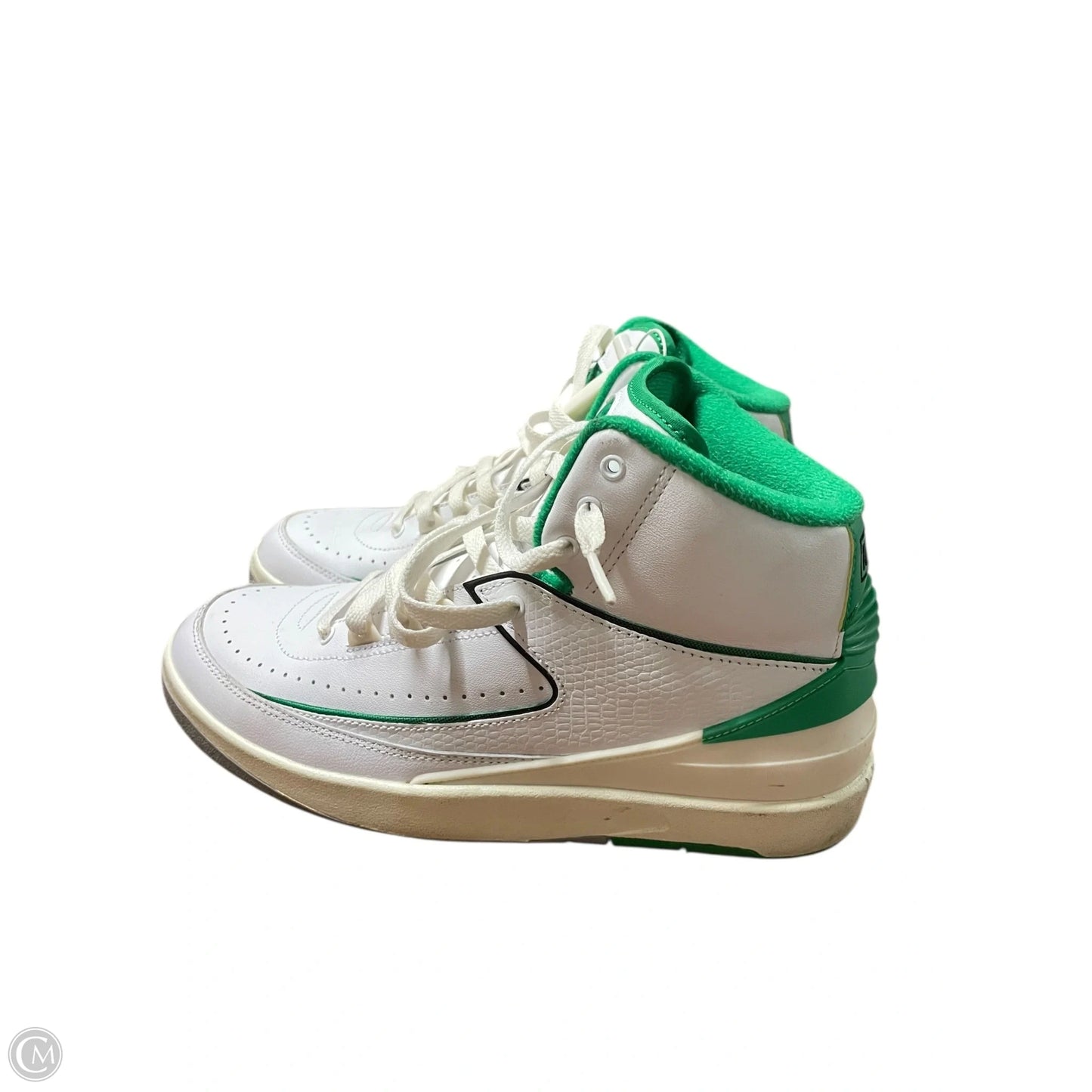 Shoes Luxury Designer By Jordan In White, Size: 9