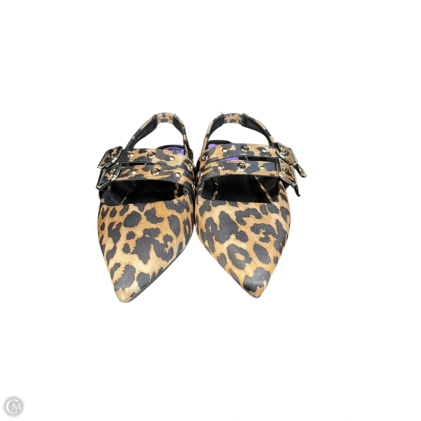 Shoes Flats By Clothes Mentor In Animal Print, Size: 8