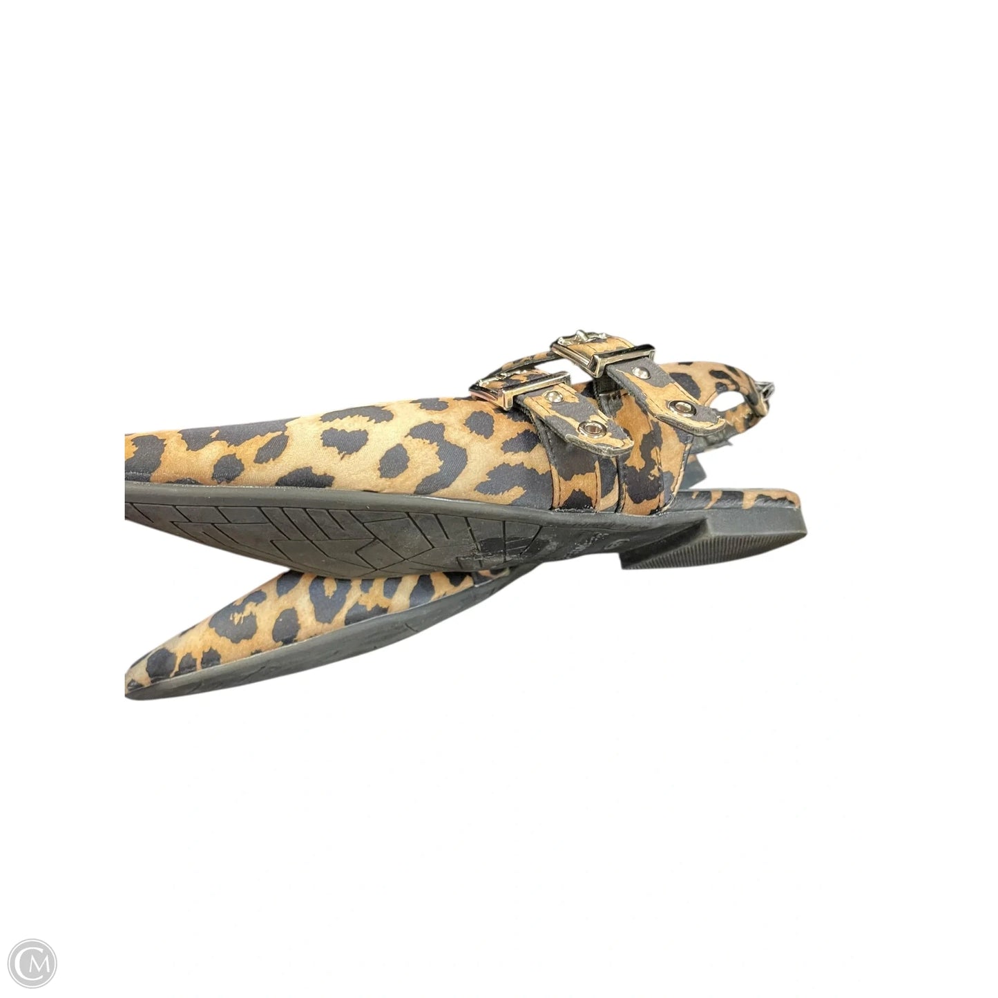 Shoes Flats By Clothes Mentor In Animal Print, Size: 8