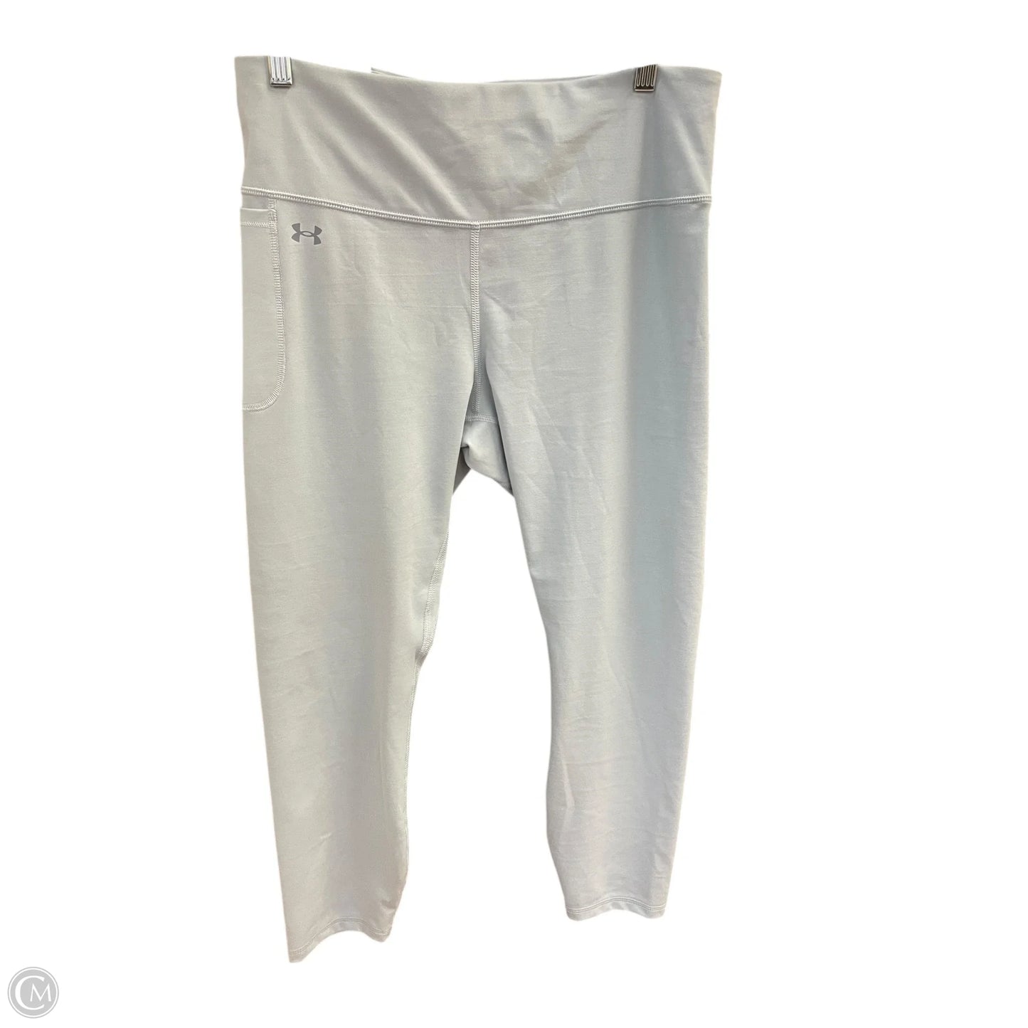 Athletic Leggings By Under Armour In Blue, Size: Xl