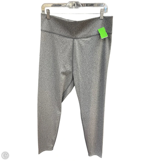 Athletic Leggings By Clothes Mentor In Grey, Size: Xl