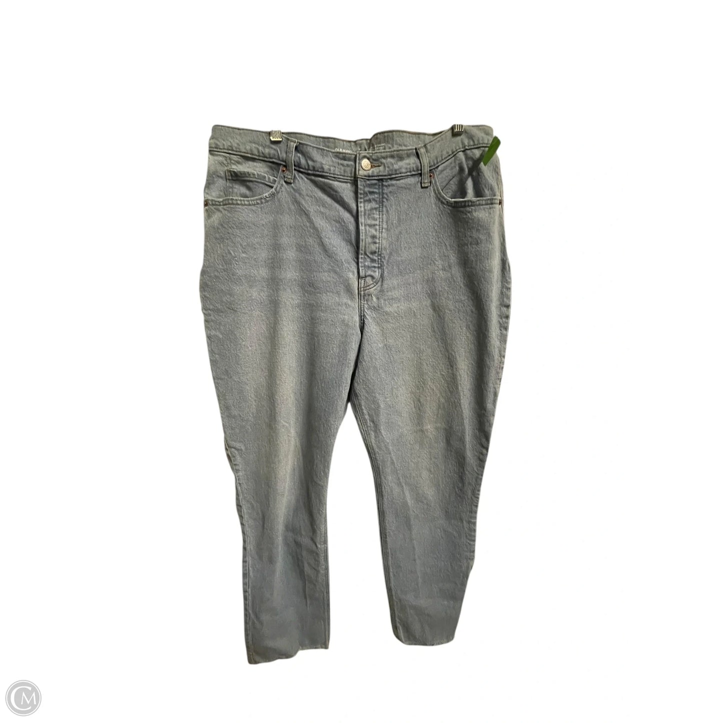 Jeans Straight By Old Navy In Blue Denim, Size: 16