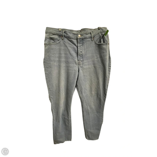 Jeans Straight By Old Navy In Blue Denim, Size: 16