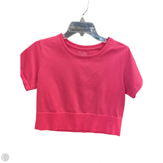 Athletic Top Short Sleeve By Offline By Aerie In Pink, Size: L