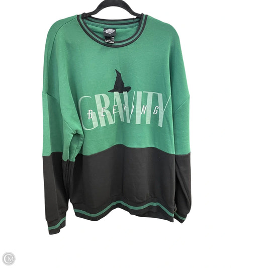 Sweatshirt Crewneck By Clothes Mentor In Green, Size: Xl