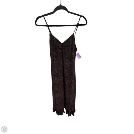 Dress Casual Midi By Ultra Flirt In Brown, Size: S