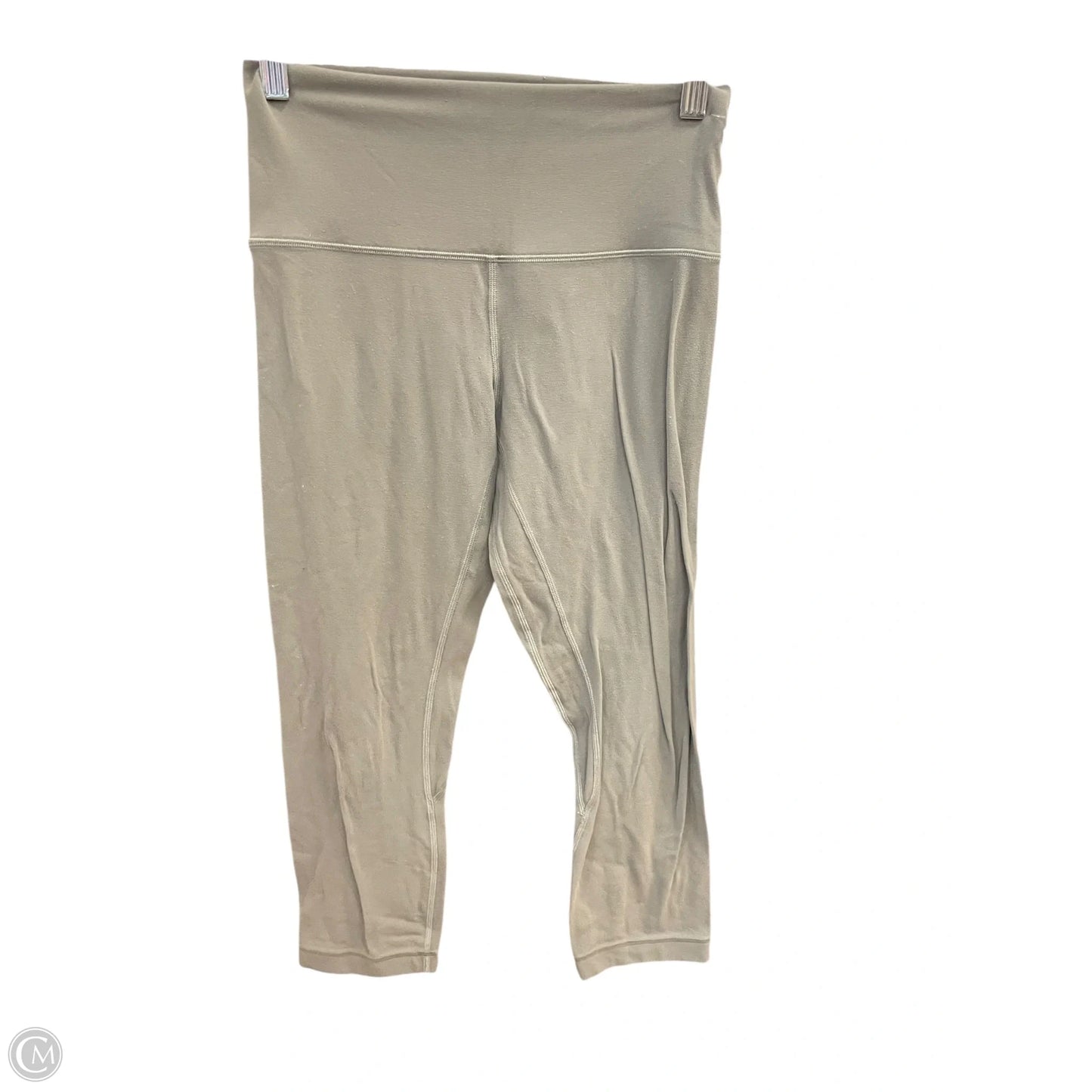 Athletic Leggings Capris By Lululemon In Grey, Size: 6