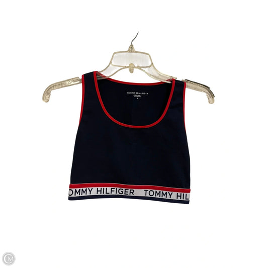 Athletic Bra By Tommy Hilfiger In Navy, Size: M