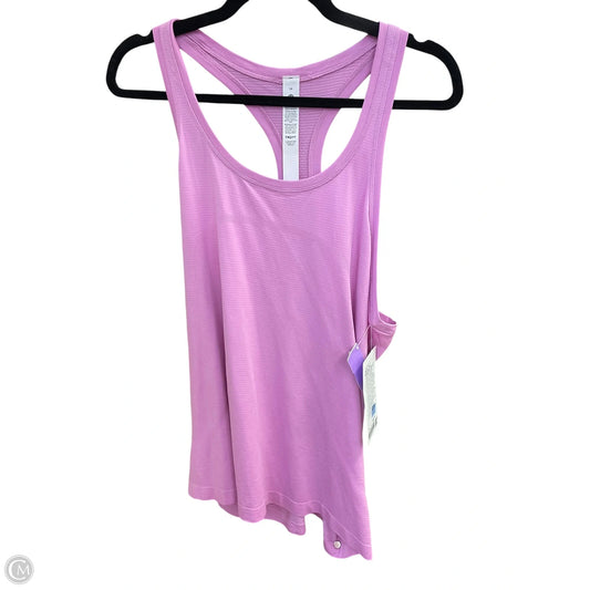 Athletic Tank Top By Lululemon In Pink, Size: 14