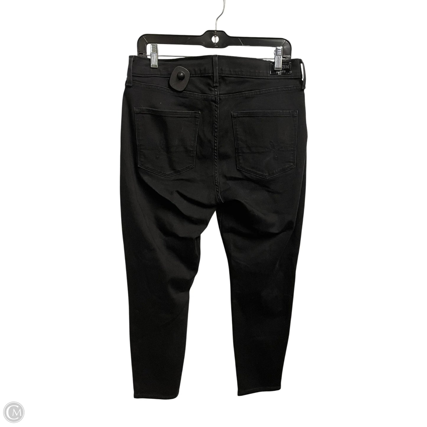 Jeans Straight By Levis In Black, Size: 12
