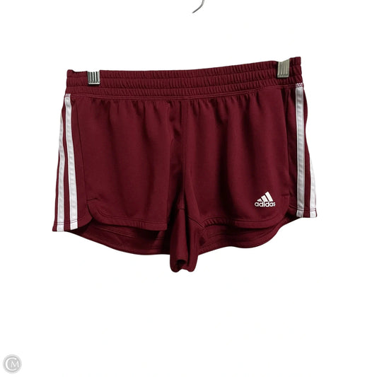 Athletic Shorts By Adidas In Red, Size: S