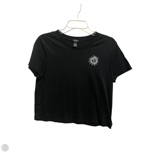 Top Short Sleeve By Justify In Black, Size: L