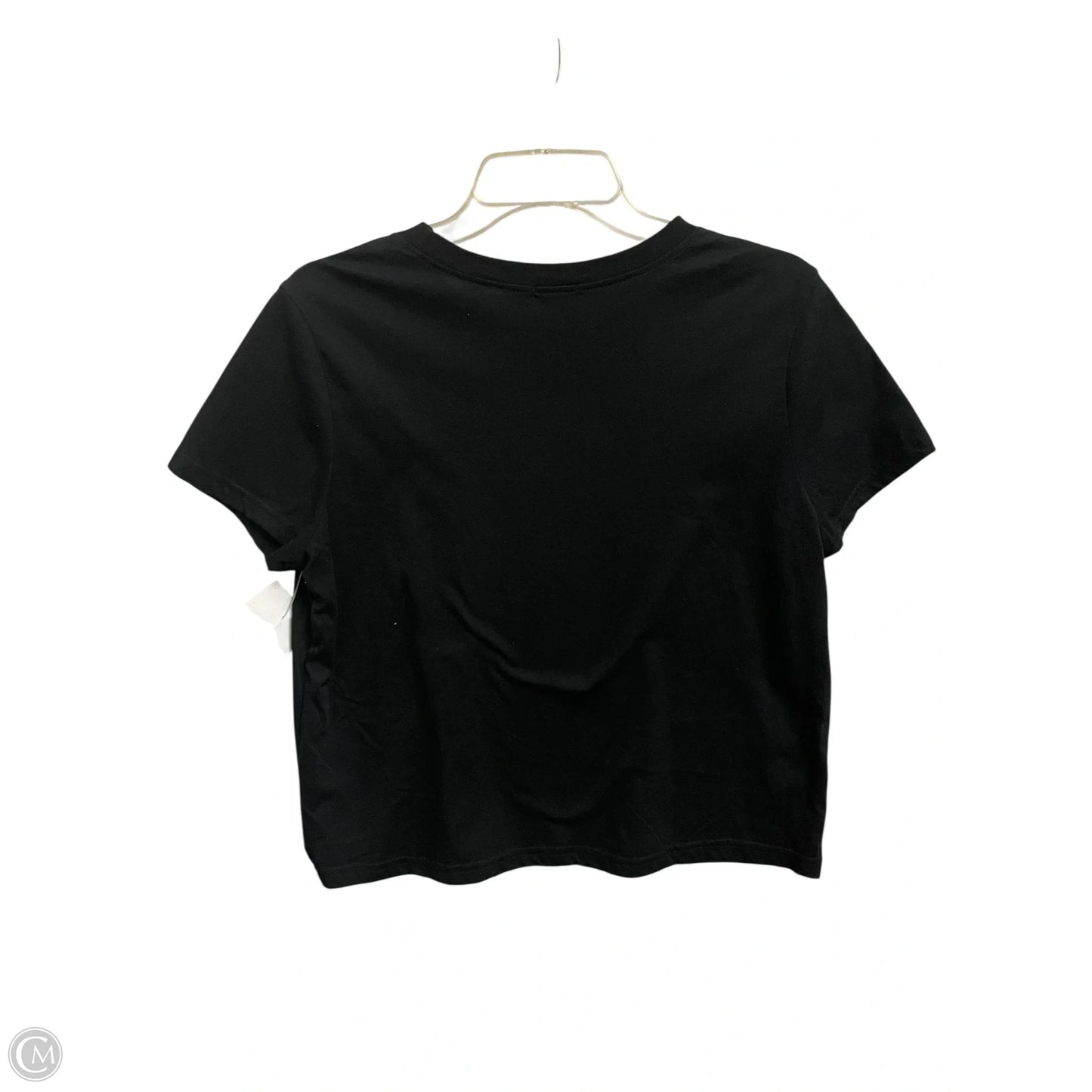 Top Short Sleeve By Justify In Black, Size: L