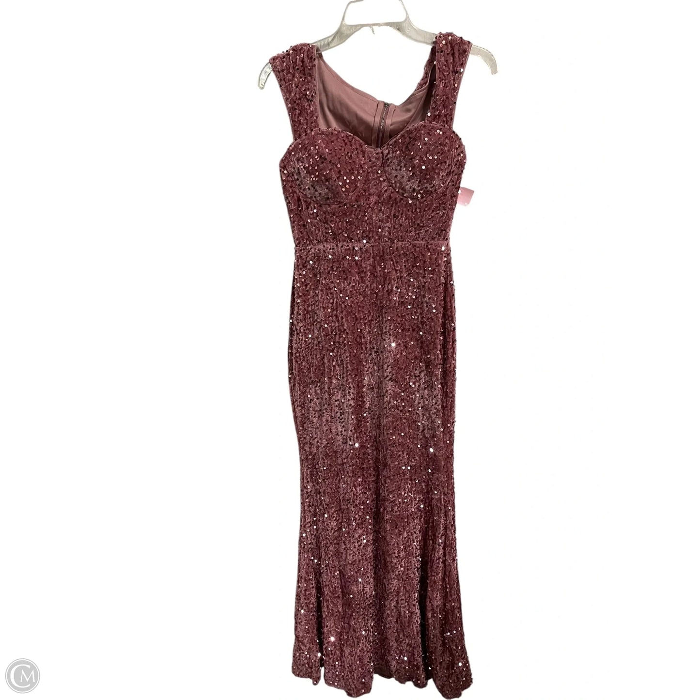 Dress Party Long By Clothes Mentor In Pink, Size: S