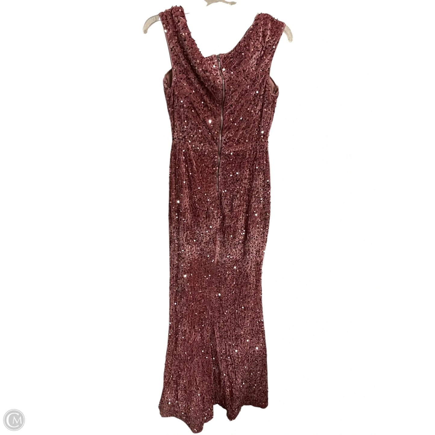 Dress Party Long By Clothes Mentor In Pink, Size: S