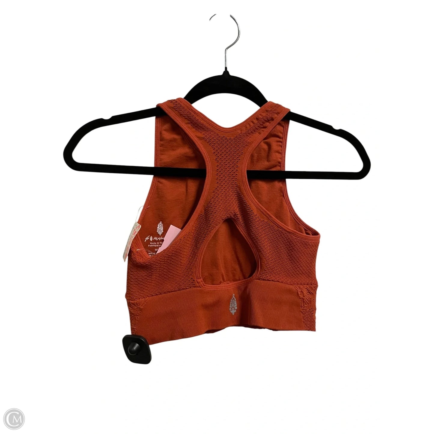 Athletic Bra By Free People In Orange, Size: M