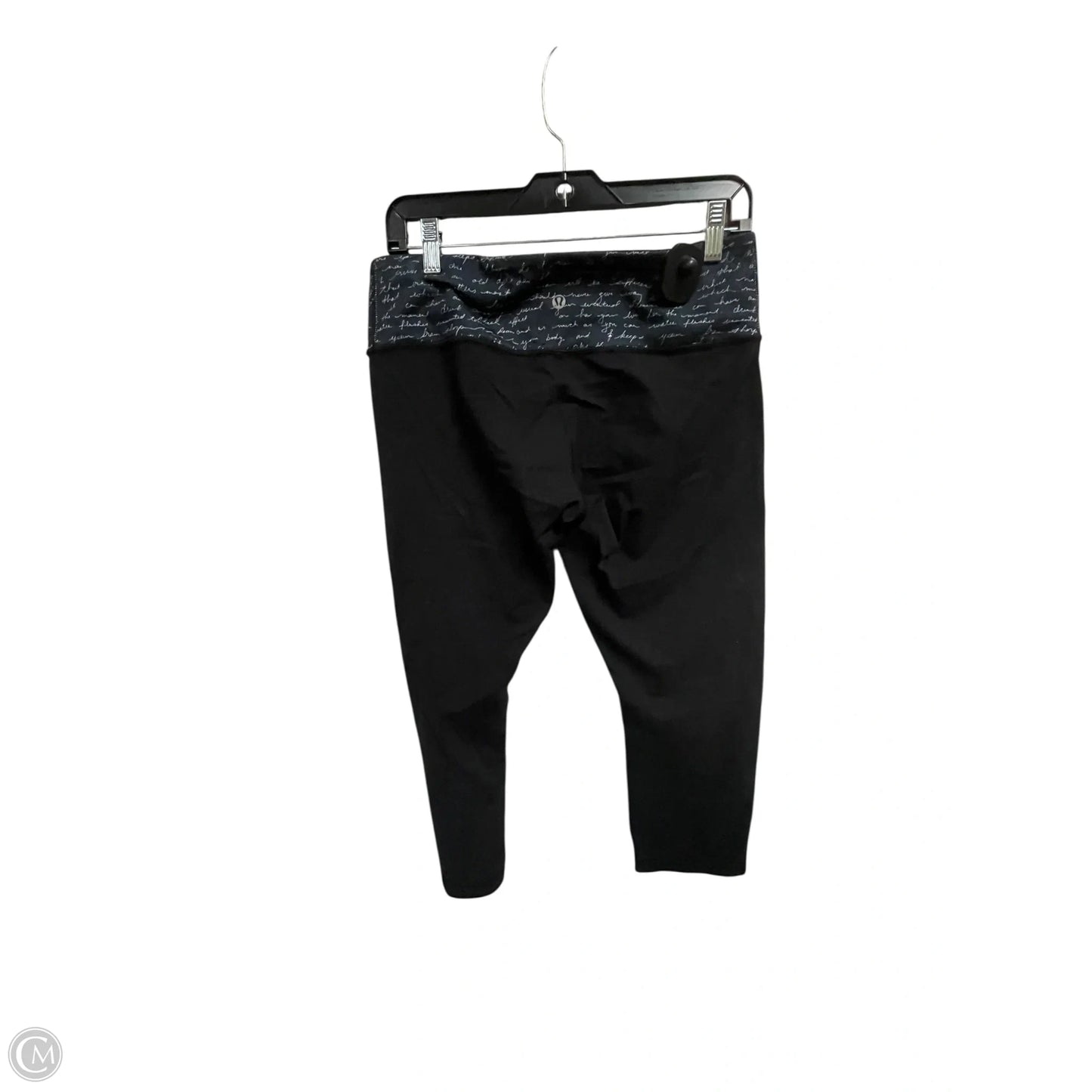 Athletic Leggings By Lululemon In Black, Size: 8
