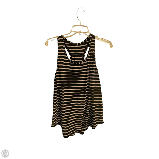 Athletic Tank Top By Lululemon In Striped Pattern, Size: M