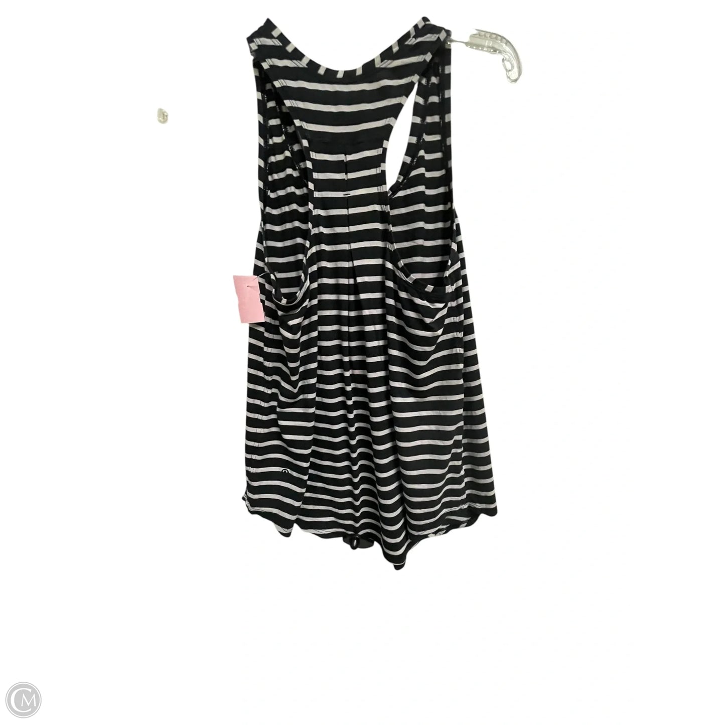 Athletic Tank Top By Lululemon In Striped Pattern, Size: M