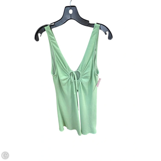 Top Sleeveless By Clothes Mentor In Green, Size: M