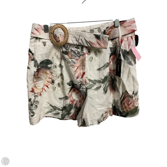 Shorts By Clothes Mentor In Floral Print, Size: 12