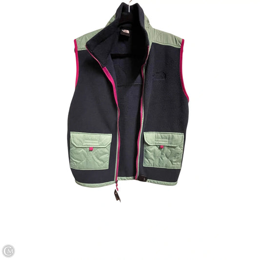 Vest Puffer & Quilted By The North Face In Blue & Pink, Size: M