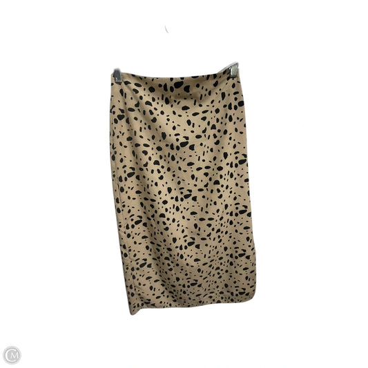 Skirt Midi By Clothes Mentor In Black & Brown, Size: Xs