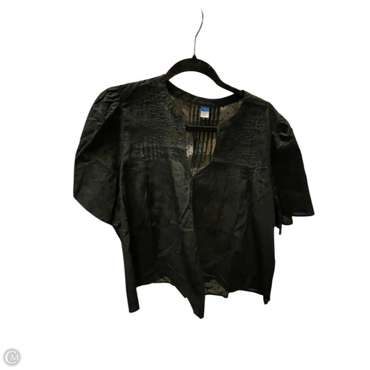 Top Short Sleeve By Old Navy In Black, Size: L