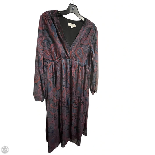 Dress Casual Maxi By Molly Bracken In Blue & Red, Size: S