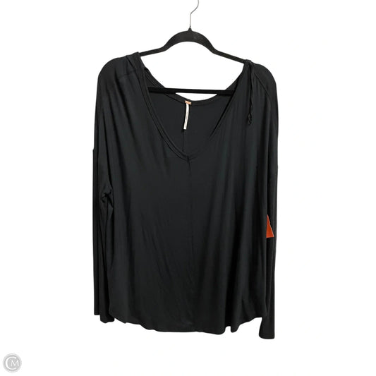 Top Long Sleeve By Free People In Black, Size: S
